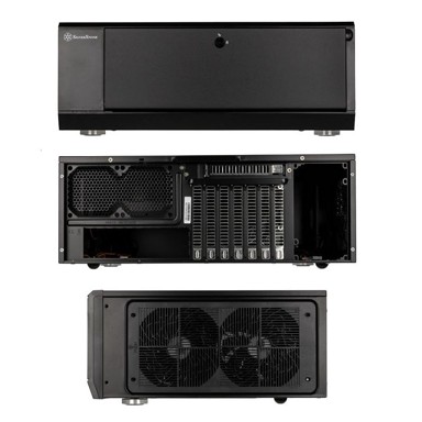 SILVERSTONE Kućište SST-GD10B, HTPC, crno