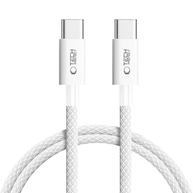 TECH-PROTECT Kabel USB-C USB-C 60W 1m, siva