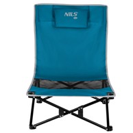 NILS CAMP Stolica za plažu, plavo-siva