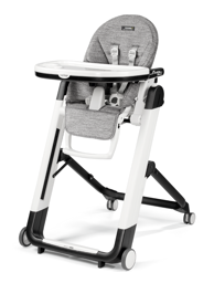 PEG PEREGO Hranilica Siesta Follow Me, siva