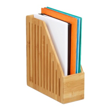 NORTHIX Bambus držač časopisa A4, 30 x 24 x 10 cm