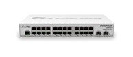 MIKROTIK Switch CRS326-24G-2S+IN, upravljivi Gigabit Ethernet (10/100/1000), Power over Ethernet (PoE), bijeli