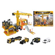 MAJORETTE Set gradilište + 5 Volvo vozila