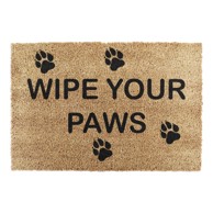ARTSY DOORMATS Otirač od kokosovih vlakana 40x60 cm Wipe Your Paws