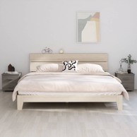 Noćni ormarići 2 kom svjetlosivi 40x35x44,5 cm masivna borovina