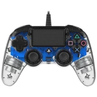 BIGBEN Kontroler Nacon Compact Light, za PS4, žični, prozirno-plavi