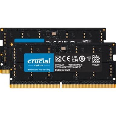 CRUCIAL Radna memorija 5600 Kit, 64GB (2x32GB), DDR5, UDIMM CL42 (16Gbit)