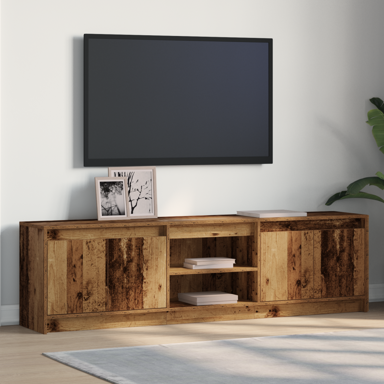 TV ormarić, 180 x 34 x 50 cm, inženjerska drva i drvena ploča, smeđa