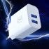 3MK Zidni punjač FlowPower, 10 W, USB-A, bijeli