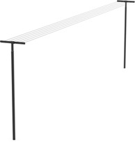 BRABANTIA Sušilo za rublje HangOut, sa stupovima, 50 m, crna