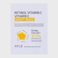 APLB Tkaninska maska za lice Retinol Vitamin C Vitamin E Sheet Mask 25 ml