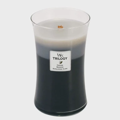 WOODWICK Svijeća trilogy large Warm Woods - L
