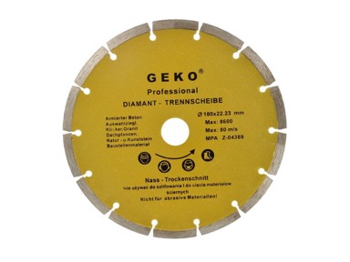 GEKO PROFI Segmentni dijamantni disk, 180 mm