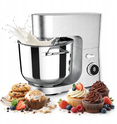 HEINRICH'S Planetarni mikser HKM 8150, 2500 W, 15 l, inox