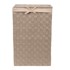 COMPACTOR Smeđa košara za rublje s poklopcem Košara za rublje Linen, visina 60 cm