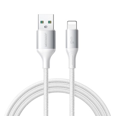 JOYROOM Pleteni USB-A na Lightning kabel S-A28, 3 A, 1 m, bijeli