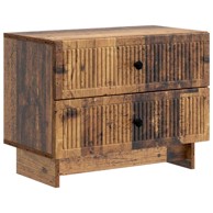 Noćni ormarić, dimenzije 62 x 34,5 x 47,5 cm, konstruirano drvo, staro drvo