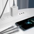 DUDAO Kabel L20X 3u1 USB Lightning microUSB USB-C 65W 1.2m, siva  