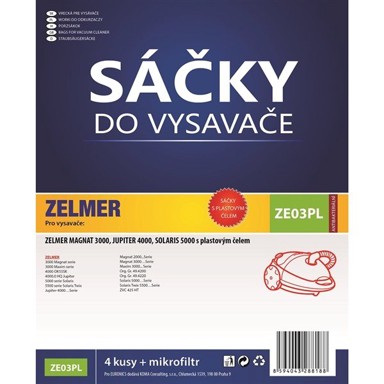 KOMA Vrećice za usisavač ZE03PL Zelmer Magnat 3000