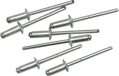 VOREL aluminijske slijepe zakovice 4,0 x 9,6 mm, 50 kom.