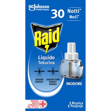 RAID Insekticid punjenje za elektirčni aparat liquid 21 ml