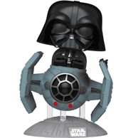FUNKO POP Figura Star Wars Darth Vader w/ Tie Advanced x1 Starfighter, 12 cm
