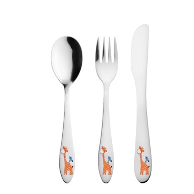ORION Inox dječji pribor za jelo, 3 kom, srebrna