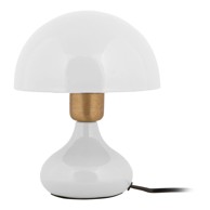 LEITMOTIV Bijela stolna lampa s metalnim sjenilom (visina 23 cm) Binc 