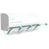 ZED ELECTRONIC Usmjerivač zraka za klimu AC DEFLECTOR-0912, za uređaje 9.000 do 12.000 BTU