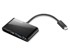LENOVO USB-Hub Select USB Type-C 4-Port, crni