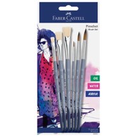 FABER-CASTELL Set kistova sintetička vlakna 6 kom 282891