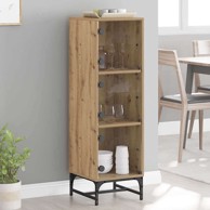 Highboard 35x37x117 cm konstruirano drvo, artisan hrast