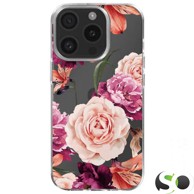 HQ Silikonska maskica za iPhone 16 Plus Prozirna Flowers #6