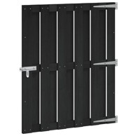 Vrtna vrata 100x112 cm, crna