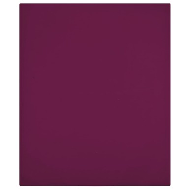 Plahte s gumicom od žerseja 2 kom bordo 160x200 cm pamučne