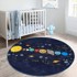 MILA HOME Tamno plavi dječji tepih ø 120 cm Comfort