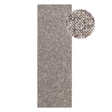 ELLE DECORATION Siva periva staza 80x240 cm Rocco Taupe 