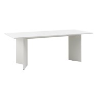 UNIQUE FURNITURE Svijetlo sivi blagovaonski stol 90x200 cm Palma 