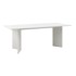 UNIQUE FURNITURE Svijetlo sivi blagovaonski stol 90x200 cm Palma 