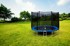 Vrtni trampolin s vanjskom sigurnosnom mrežom 304–312 cm