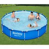 BESTWAY Bazen s okvirom STEEL PRO 366 x 76 cm
