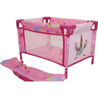 DIMIAN Prijenosni krevetić jednorog