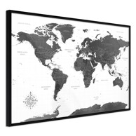 Poster The World in Black and White 45x30