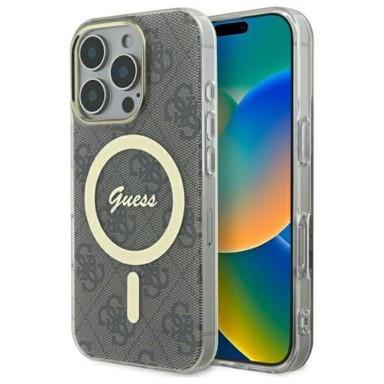 GUESS Tvrda futrola MagSafe za Apple iPhone 16 Pro