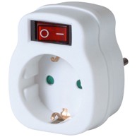 HOME Strujna utičnica NVK 1/WH, sa prekidačem, 16A, bijela