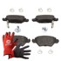 Radne rukavice, GLOVES-MS, crveni premaz, u setu s kočionim pločicama 13046039762N-SET-MS