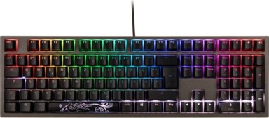 DUCKY Tipkovnica Gaming Shine 7 USB njemačka crna, siva