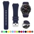 SAMSUNG Zamjenski silikonski remen za Gear S3 Classic (SM-R770) / Gear S3 Frontier (SM-R760) (22 mm) - Tamno plava