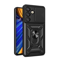 Hybrid Armor Camshield kućište sa zaštitom kamere i stalkom za Realme P3 Pro 5G, crno