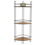 TENDANCE Kutna kupaonska polica, trostruka